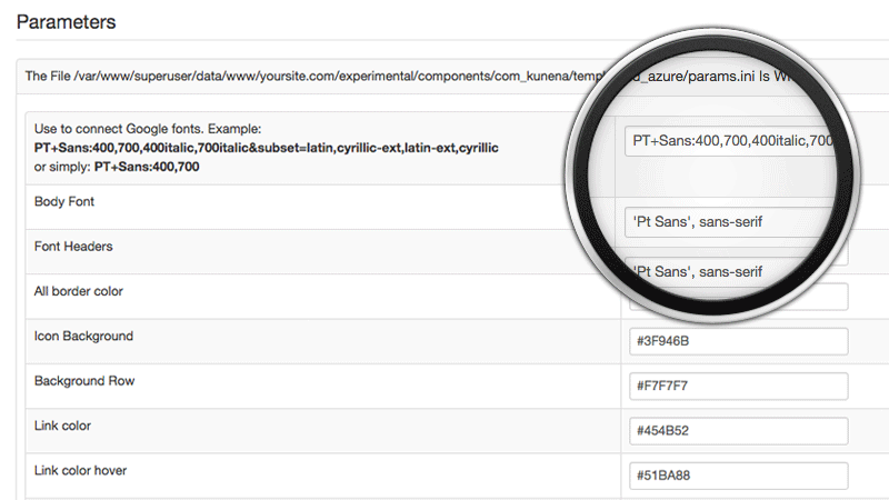 How to configure Kunena template colors - RoundTheme