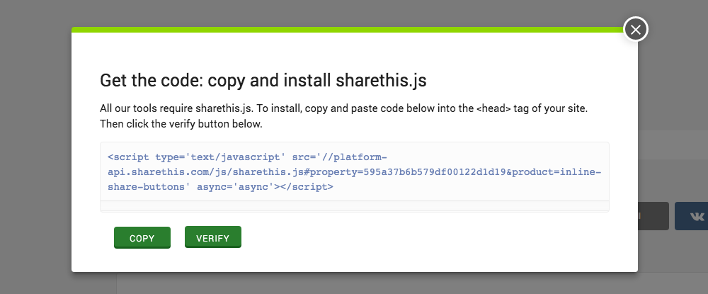 Install sharethis.js