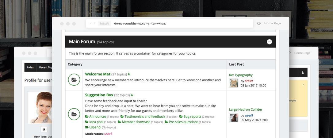 Kneat - Corporate Kunena template