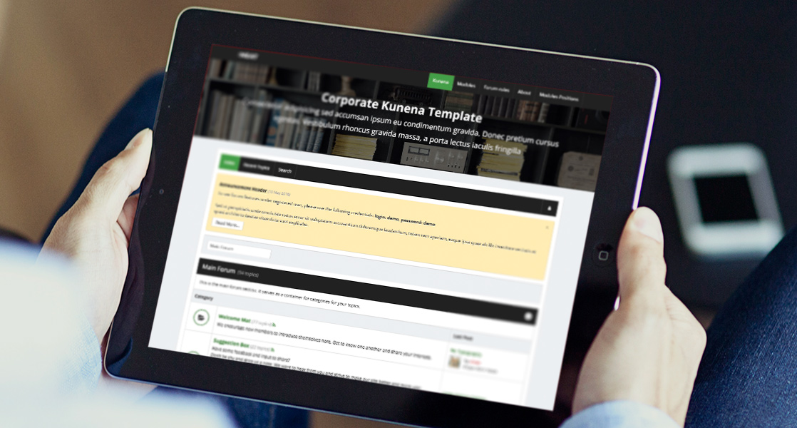 RND Kneat - Corporate Kunena template