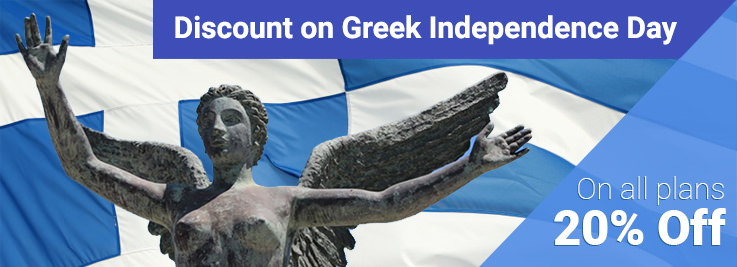 Discount on Greek Independence Day 2015