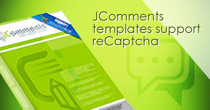 JComments templates to support reCaptcha now
