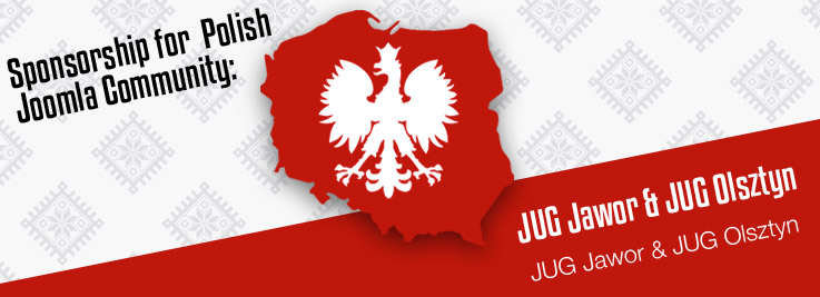 Sponsorship for Polish Joomla User Groups: JUG Jawor & JUG Olsztyn