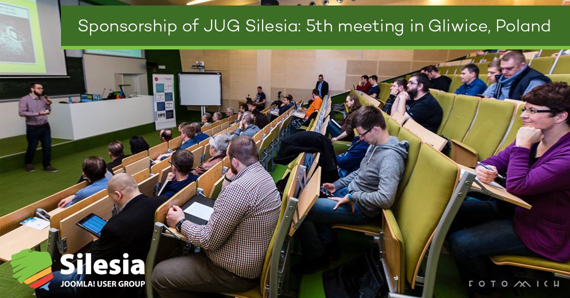 Sponsorship of JUG Silesia: 5th meeting in Gliwice, Poland