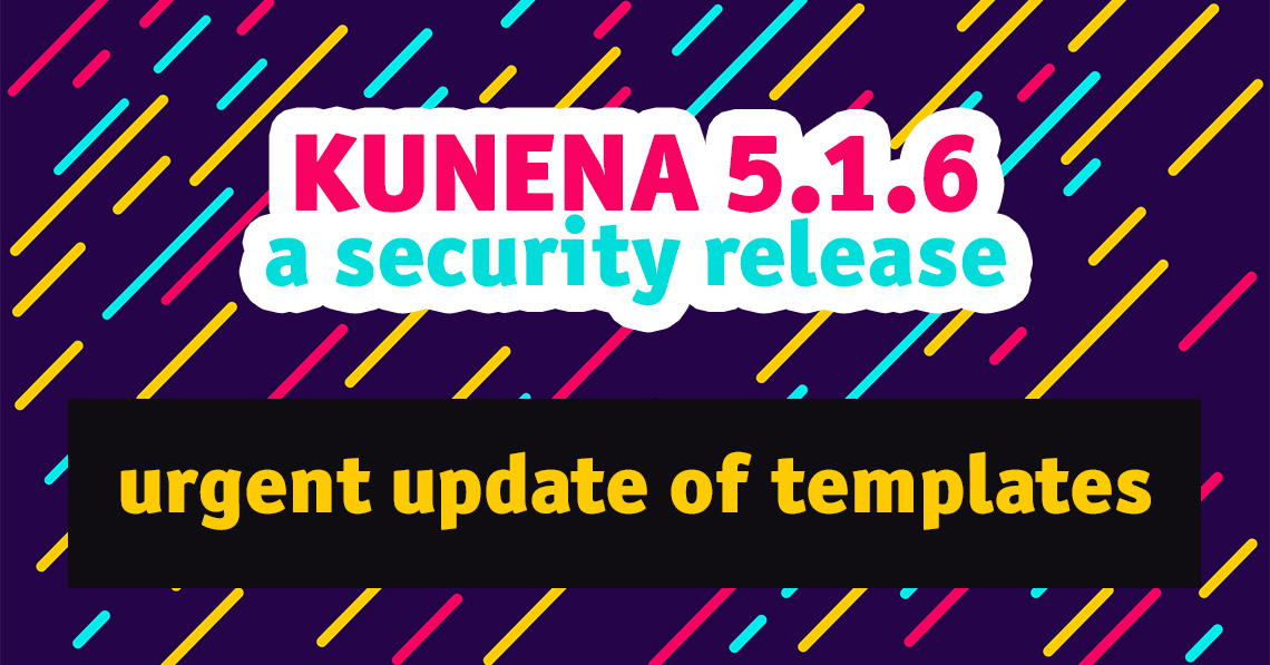 Kunena 5.1.6: security release and update of templates