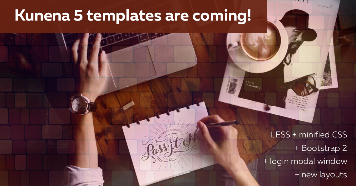 New series of templates for Kunena 5 are coming!
