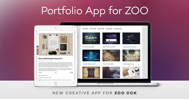 Portfolio App for ZOO released