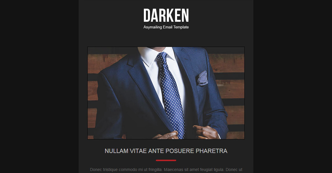 RND Darken - a black template for AcyMailing is released