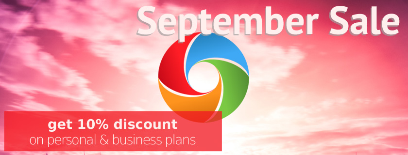 September discount on RoundTheme templates